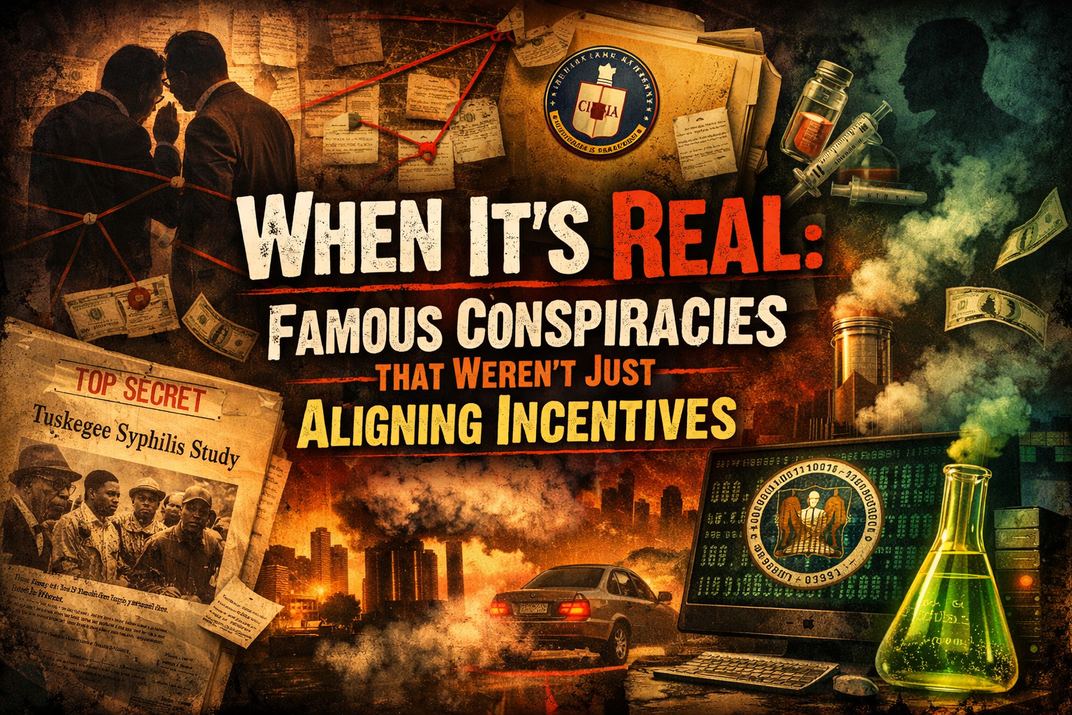 Most Conspiracies Are Just Incentives Lining Up